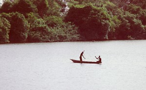 Fishermen in River